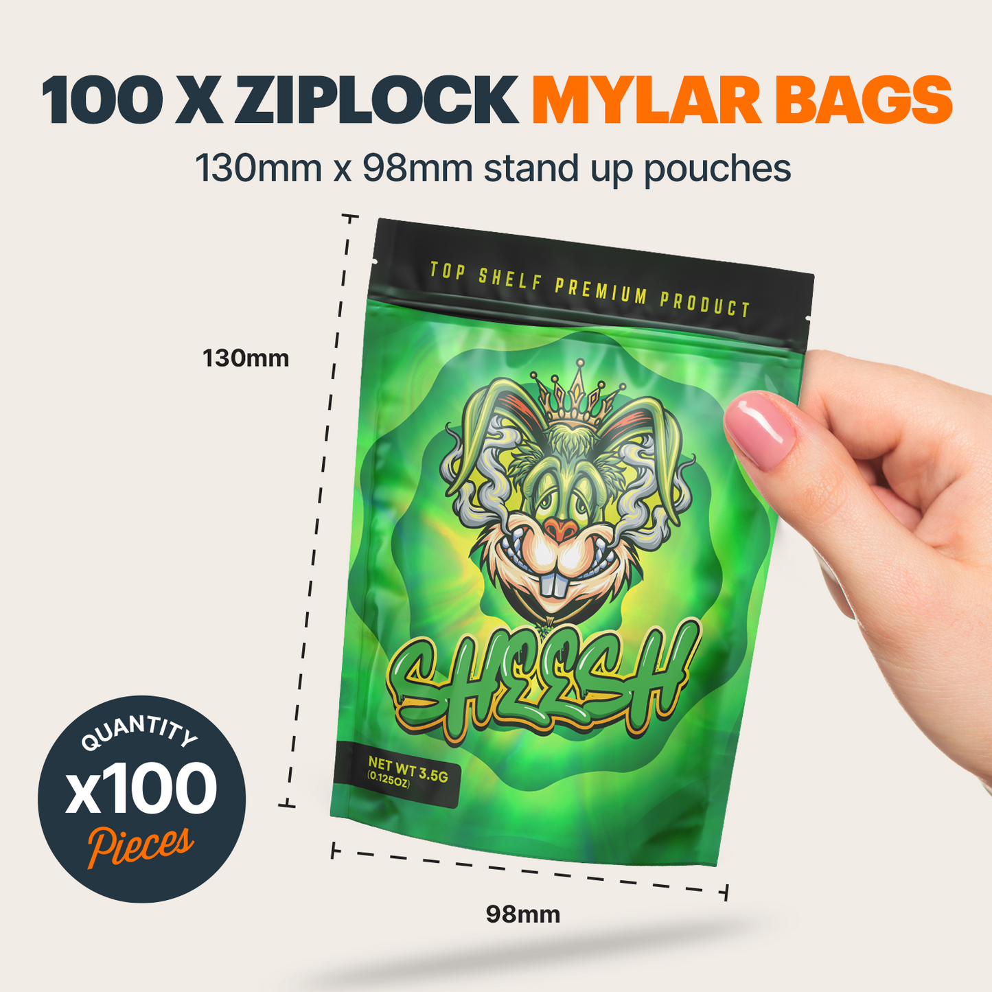 Dank Part 2 Mylar Bags (x 100)