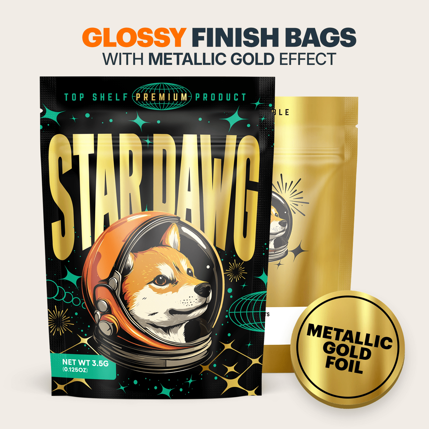 Stardawg Mylar Bags (x 100) - Nebula Nugs