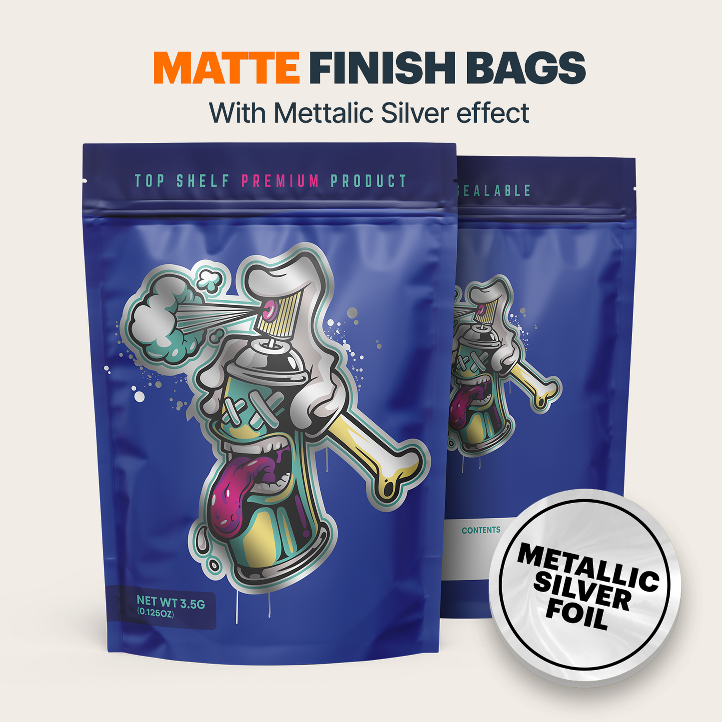 Canz Mylar Bags (x 100)