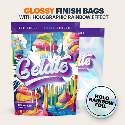 Gelato Mylar Bags (x 100)