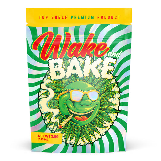 Wake and Bake Mylar Bags (x 100)
