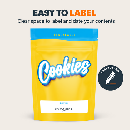 Cookies Mylar Bags (x 100)