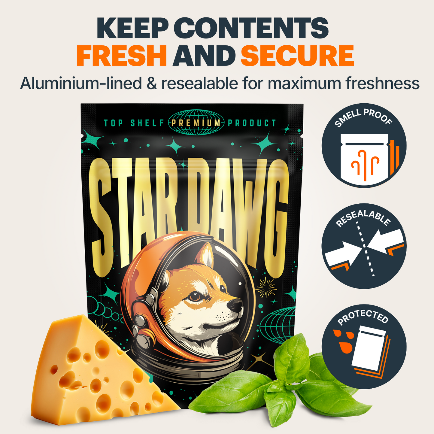 Stardawg Mylar Bags (x 100)