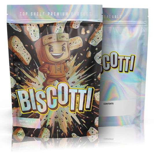 Biscotti Mylar Bags (x 100) - Nebula Nugs