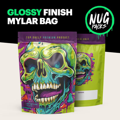 Brain Melt Mylar Bags (x 100) - Nebula Nugs