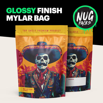 El Muerto Mylar Bags (x 100) - Nebula Nugs