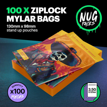El Muerto Mylar Bags (x 100) - Nebula Nugs