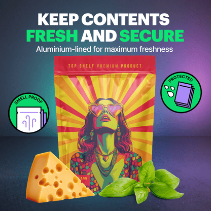 Hippy Mylar Bags (x 100) - Nebula Nugs