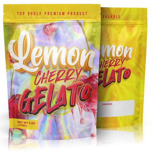 Lemon Cherry Gelato Mylar Bags (x 100) - Nebula Nugs