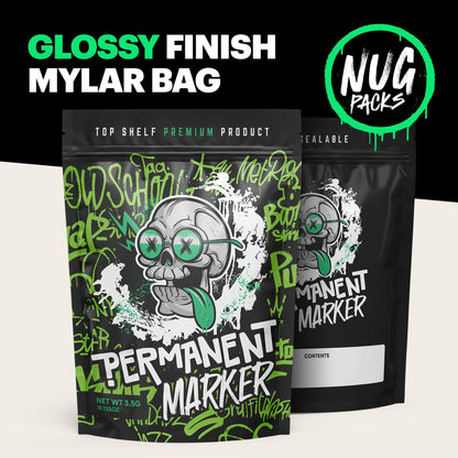Permanent Marker Mylar Bags (x 100) - Nebula Nugs