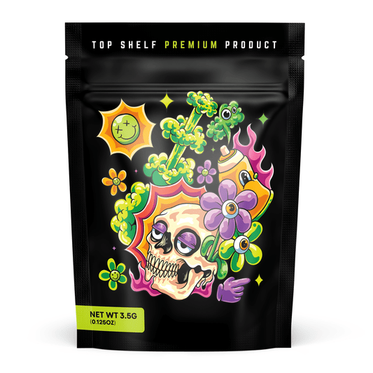Skull Mylar Bags (x 100) - Nebula Nugs